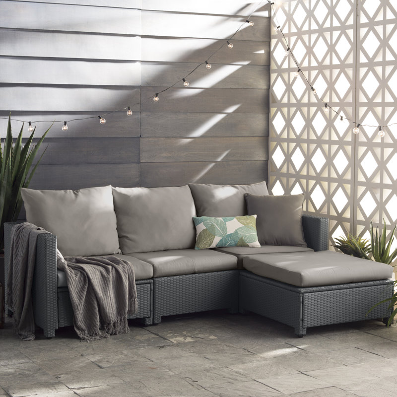 Lachesis 5 Piece Sectional Seating Group with Cushions & Reviews